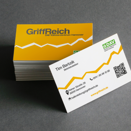 GriffReich Visitenkarte 2seitig inkl. Druck